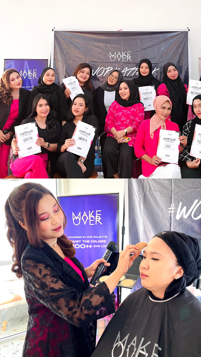 Make Over menggelar kegiatan Beauty Class bersama 15 orang konsumen Loyal Kamala Beautymart.