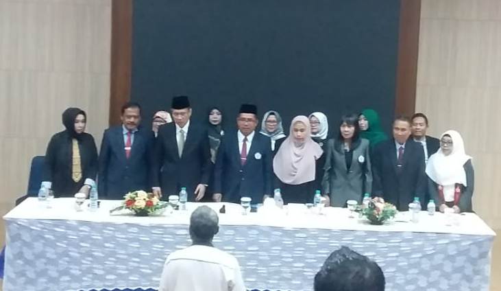 Rapat Terbuka Senat Fakultas Ilmu Sosial dan Ilmu Politik (FISIP) Universitas Tanjungpura Pontianak pada Senin (25/9)