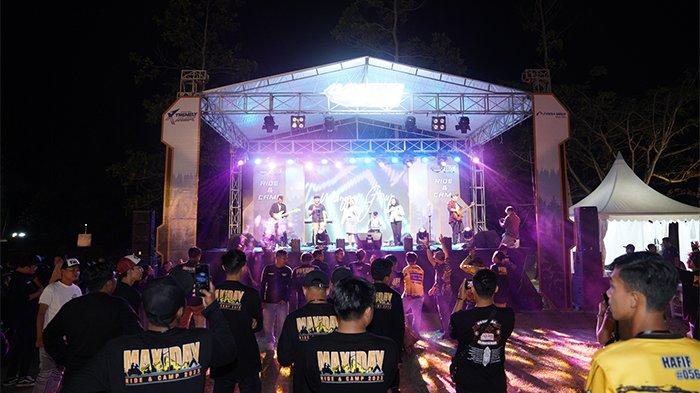 Pagelaran Maxi Yamaha Day 2023 diikuti ratusan bikers dari berbagai wilayah Kalimantan Barat, di Taman Bougenville, Kota Singkawang, Sabtu 23 September 2023.