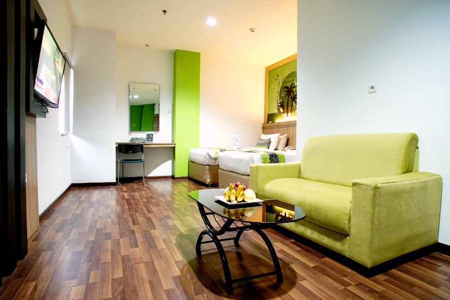 NYAMAN: Executive Room Transera Hotel dengan luas 27 m2. IST