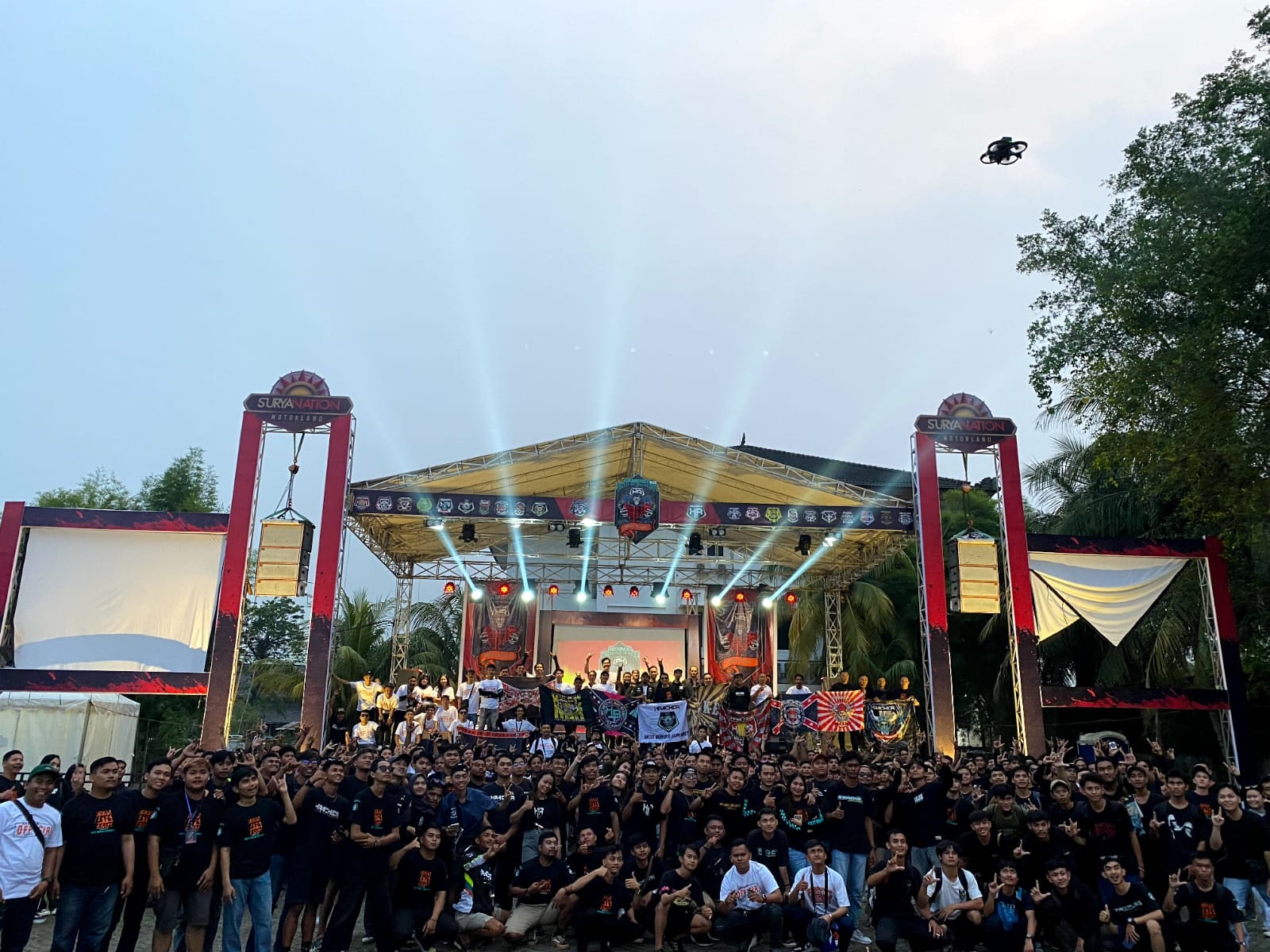 Para Kracker West Borneo Supermoto berkumpul di Jambore Daerah.
