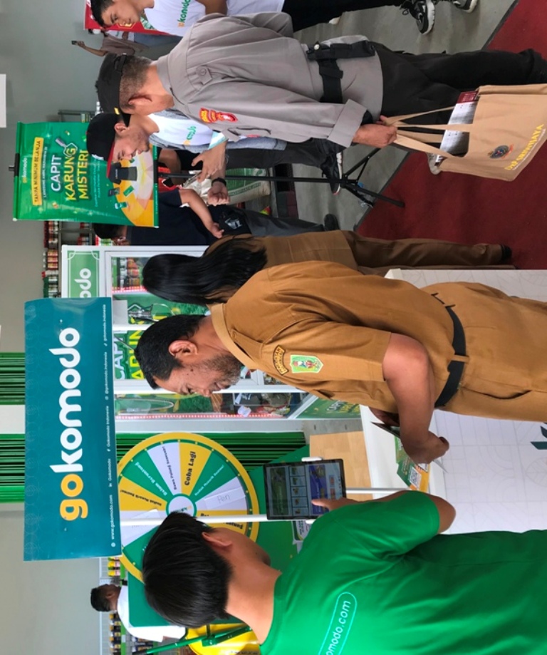 Suasana pembukaan GokoHub Bodok.