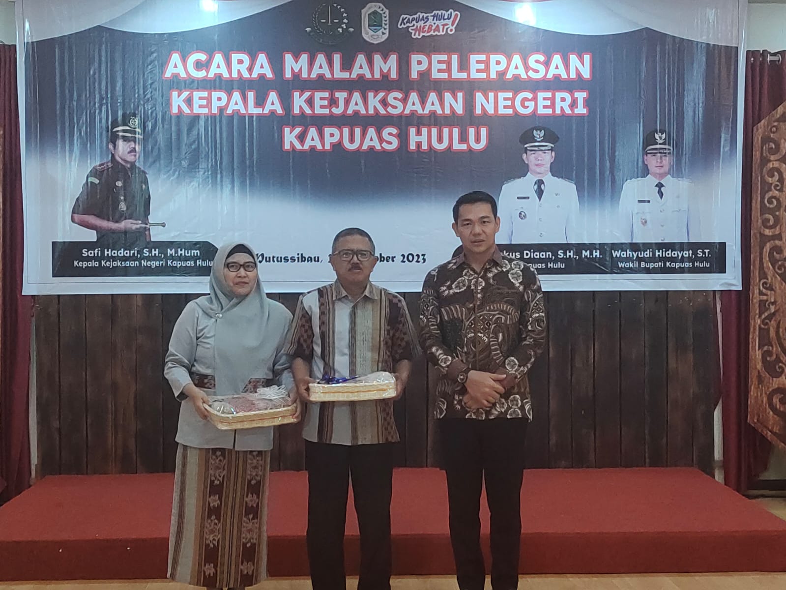 PINDAH TUGAS: Kajari Kapuas Hulu Safi akan pindah tugas ke Kabupaten Lumajang Jawa Timur.