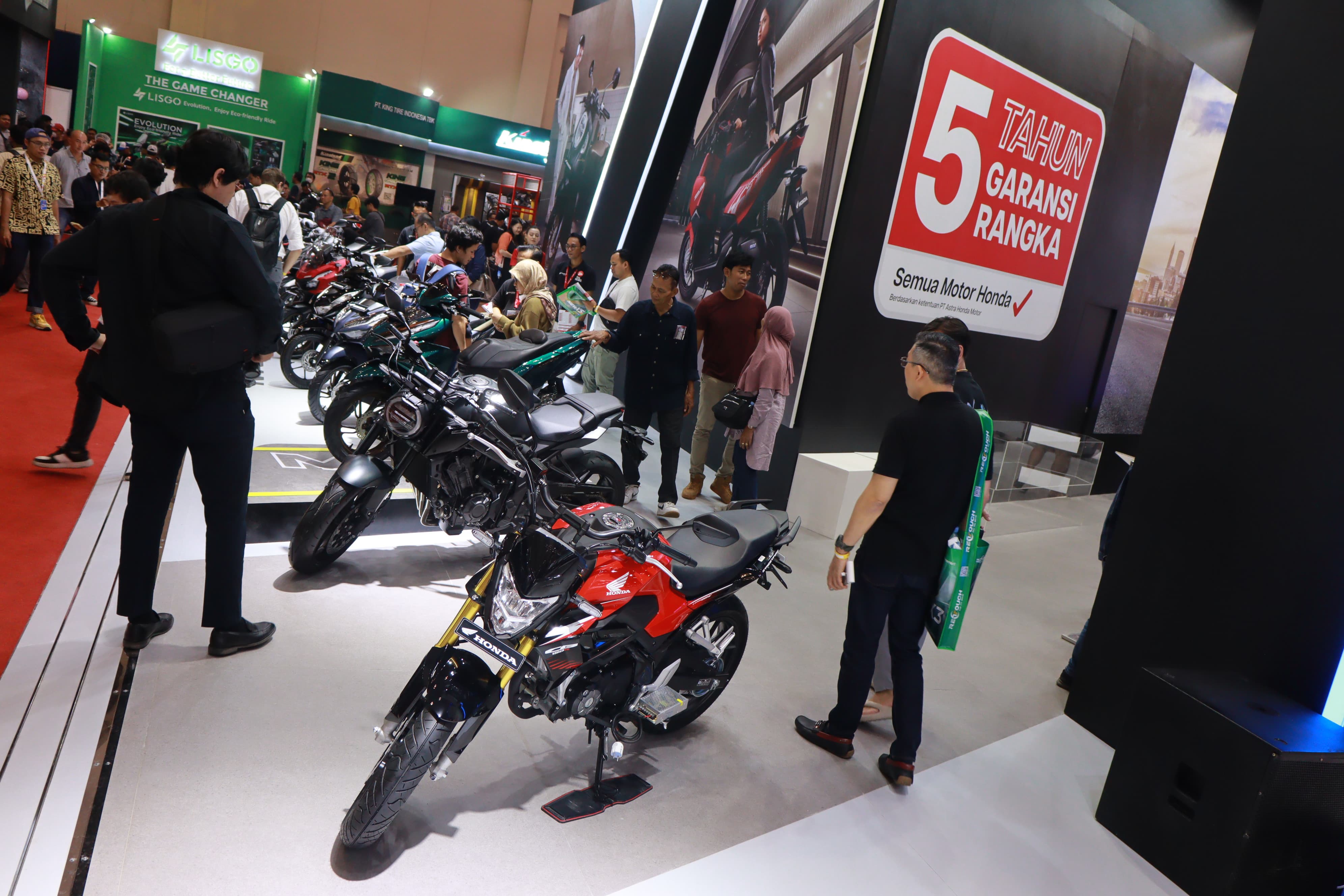 PT Astra Honda Motor (AHM) hadir di Indonesia Motorcycle Show (IMOS+) 2023.