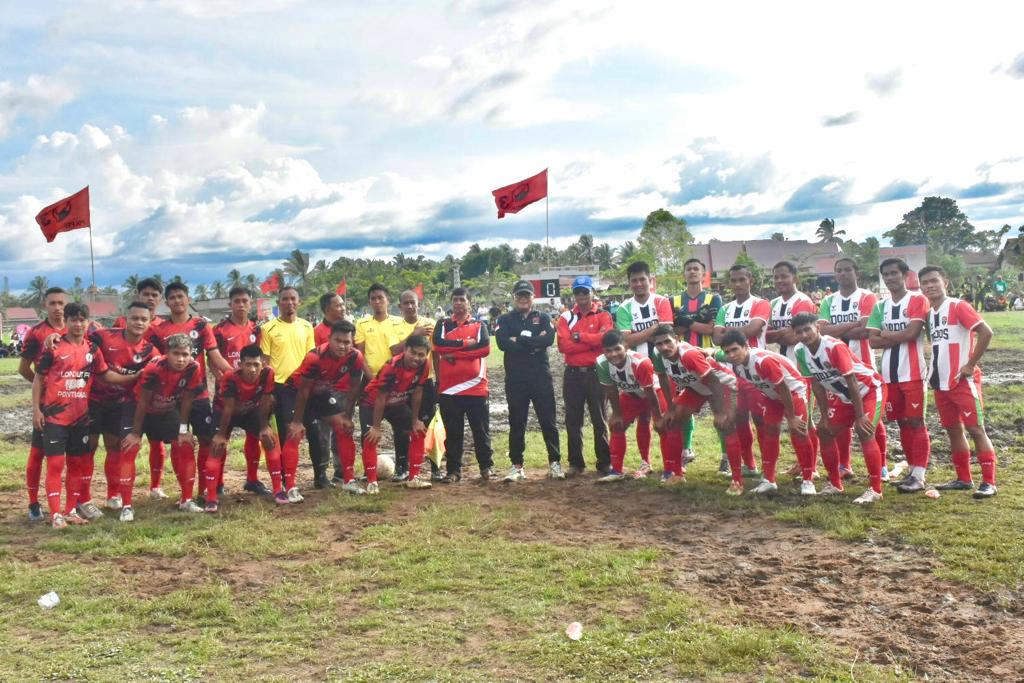 Pertandingan final.
