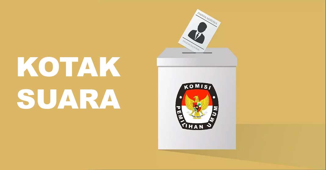 Ilustrasi kotak suara.