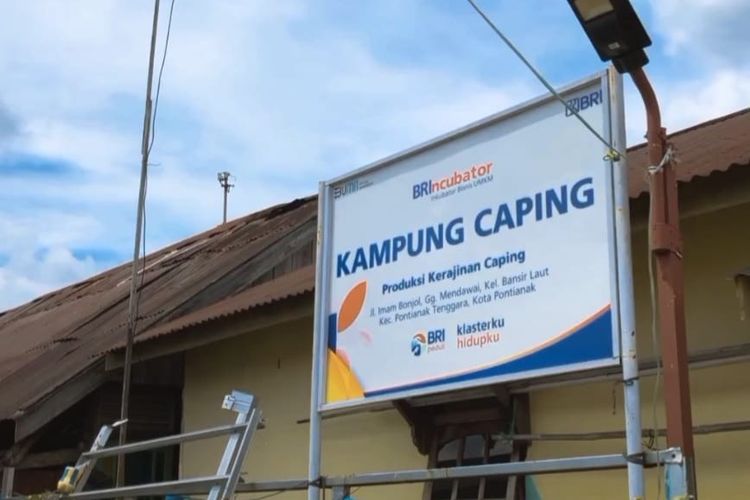 Kampung Caping merupakan UMKM binaan unggulan BRI.