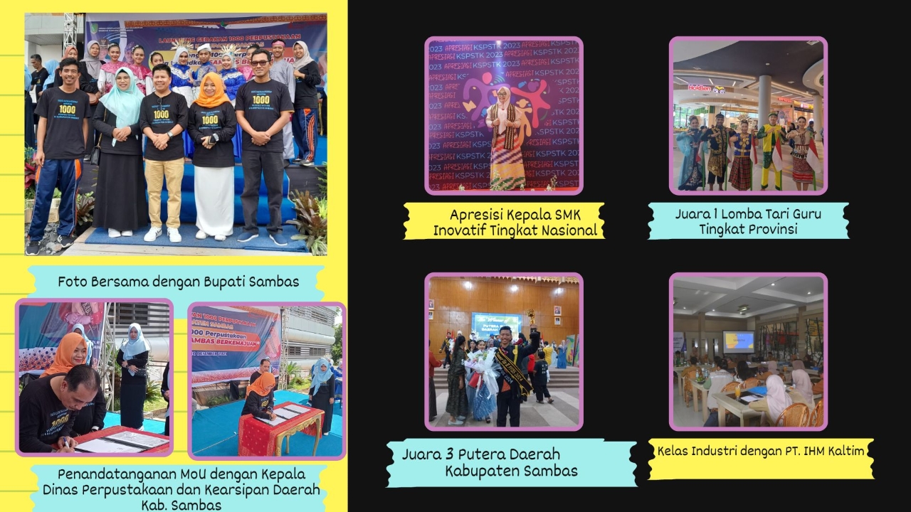 Mulai dari Murid hingga Kepala sekolah persembahkan prestasi yang membawa nama baik SMKN Unggulan dan daerah.