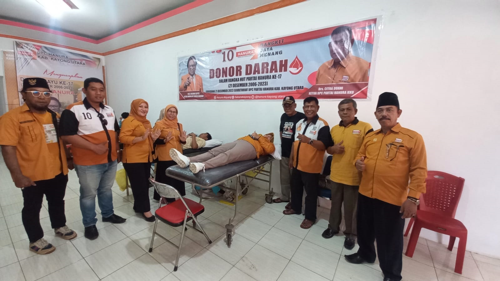 AKSI SOSIAL : Kegiatan sosial dari Dewan Pimpinan Cabang (DPC) Partai Hanura Kayong Utara.