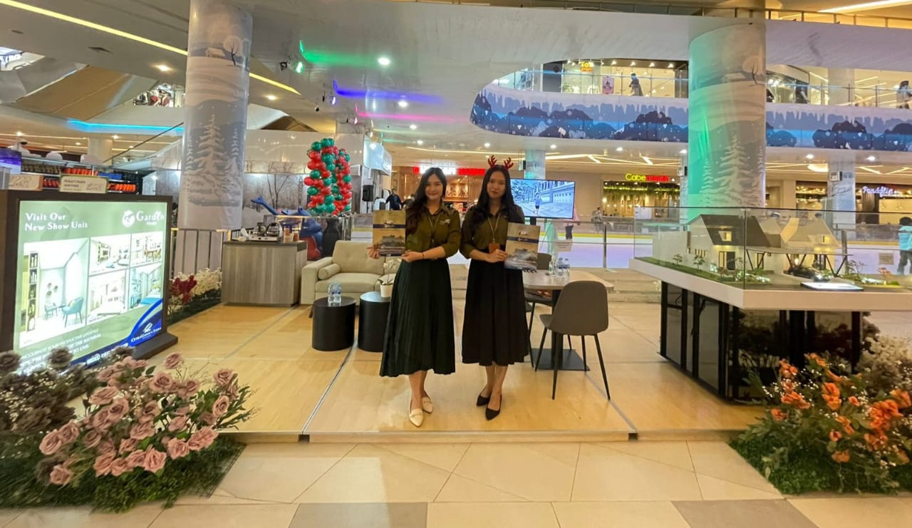 CitraGarden Aneka di Gaia Mall menggelar pameran mulai tanggal 22 Desember 2023 hingga 1 Januari 2024.