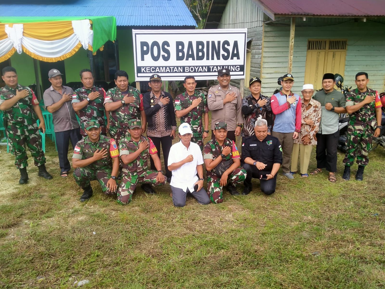 POS KORAMIL: Pos Koramil Bunut Hilir yang diresmikan Dandim 1206 Psb ini diharapkan dapat memberikan kontribusi bagi masyarakat Bunut Hilir.