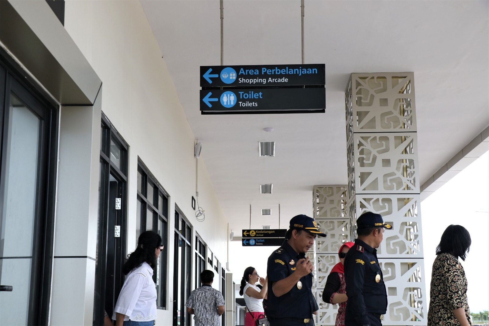 BANDARA SINGKAWANG: Penampakan terminal Bandara Singkawang di lokasi Bandara Singkawang, Kelurahan Pangmilang.