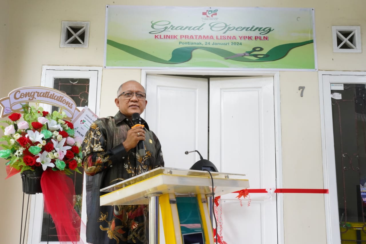 PLN UID Kalbar resmikan Klinik Pratama Lisna YPK PLN yang berlokasi di Jalan Parit Haji Husin 2, Komplek Arrester, pada Hari Rabu, tanggal 24 Januari 2024.