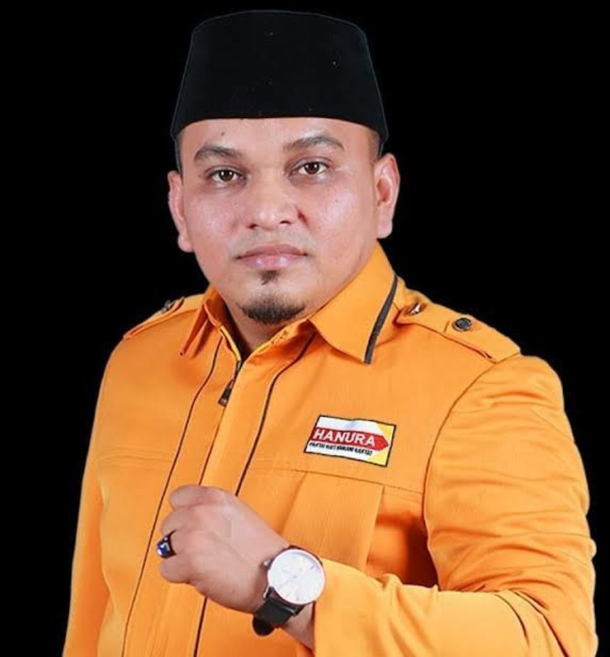 Aprianto, calon legislatif (caleg) Partai Hati Nurani Rakyat (Hanura) daerah pemilihan (dapil) 6 Kecamatan Sungai Kakap Kabupaten Kubu Raya.