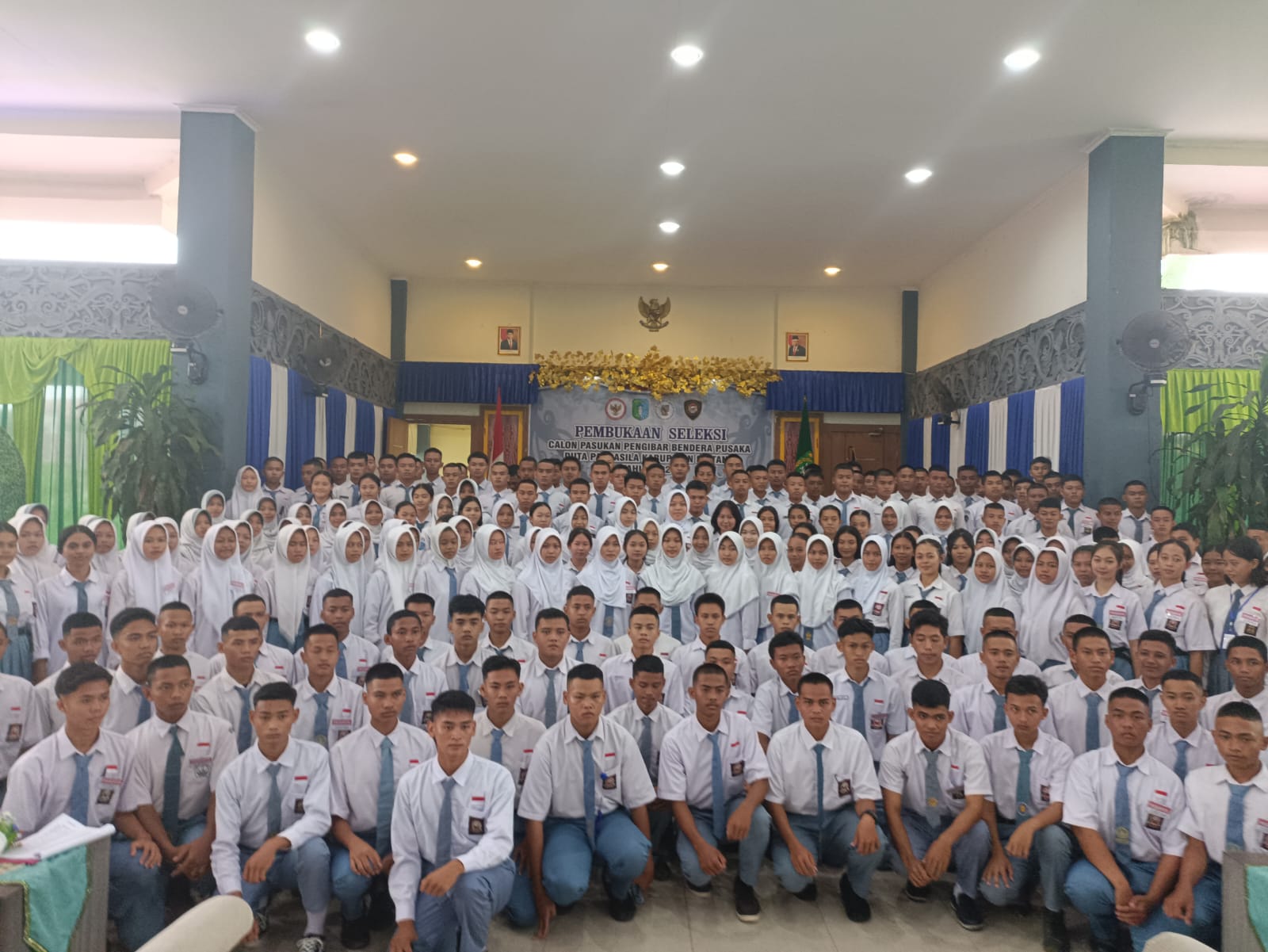 SELEKSI : Badan Kesatuan Bangsa dan Politik Kabupaten Sintang mulai melakukan&nbsp; seleksi terhadap calon anggota Pasukan Pengibar Bendera Pusaka (Paskibraka) dan Duta Pancasila Sintang 2024.
