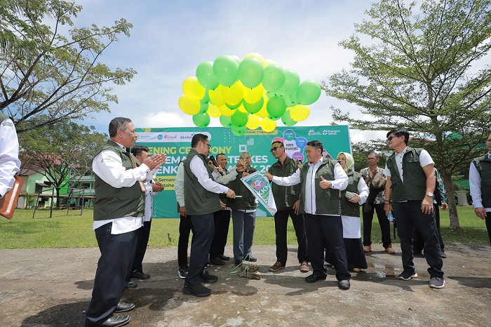 KKN TEMATIK: Pembukaan KKN tematik tahun 2024 Poltekkes Kemenkes Pontianak. Kegiatan KKN akan dilaksanakan selama enam bulan, Maret sampai Agustus 2024.