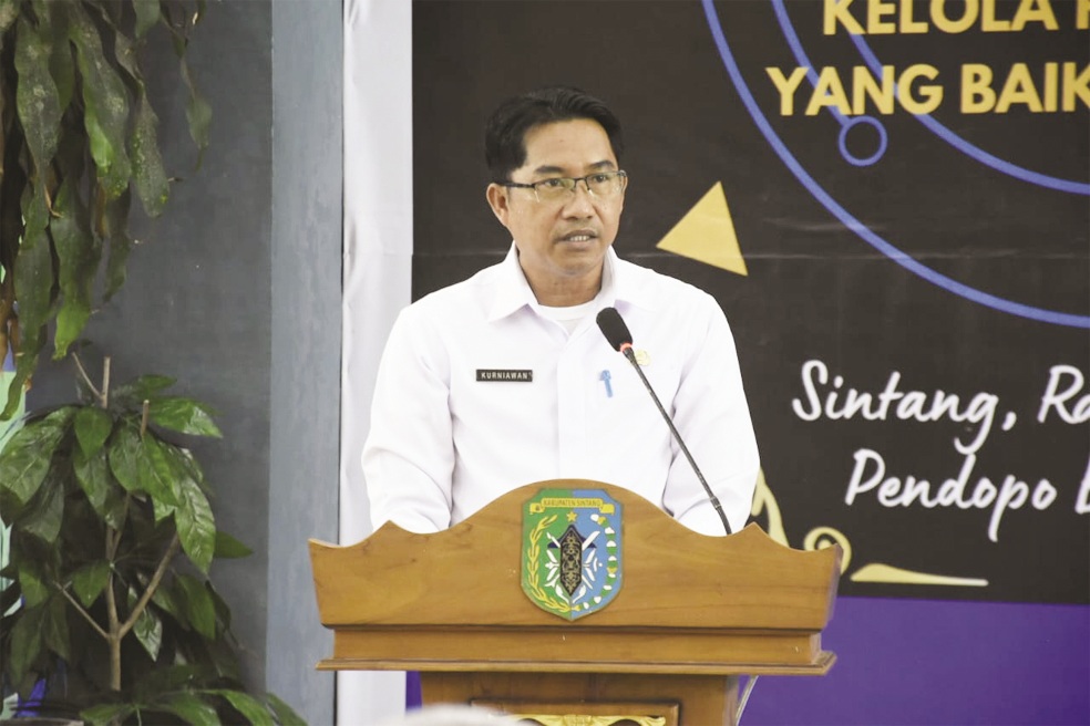 Kepala Bappeda Kabupaten Sintang, Kurniawan.