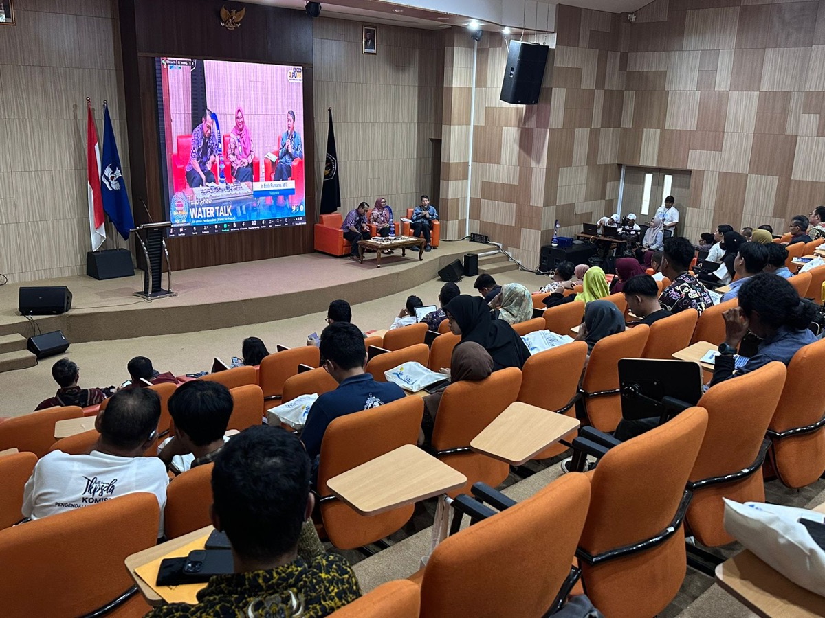 Talkshow Water Talk bertema Air untuk Perdamaian yang digelar salam rangka memperingati hari air dunia.