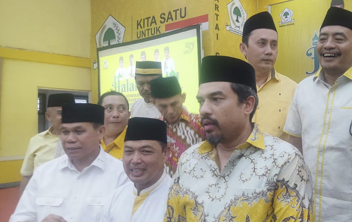 Acara Halal Bihalal dan Konsolidasi Keluarga Besar DPD Partai Golkar Provinsi Kalimantan Barat, 16 April 2024 di Gedung Zamrud.