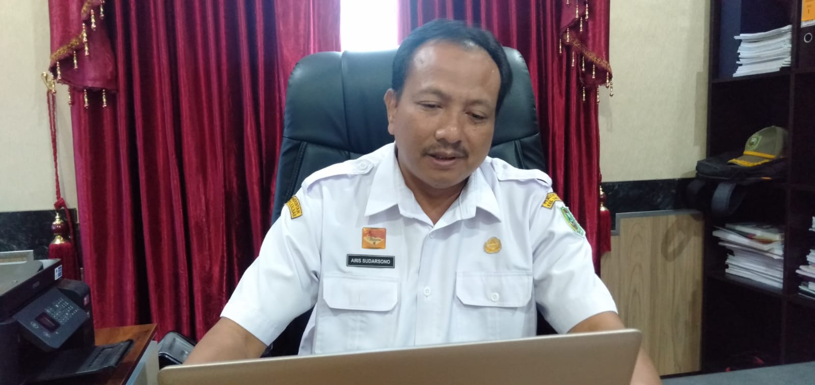 Plt Kepala Dinas Pekerjaan Umum dan Penataan Ruang (PUPR) Kabupaten Sanggau, Aris Sudarsono.