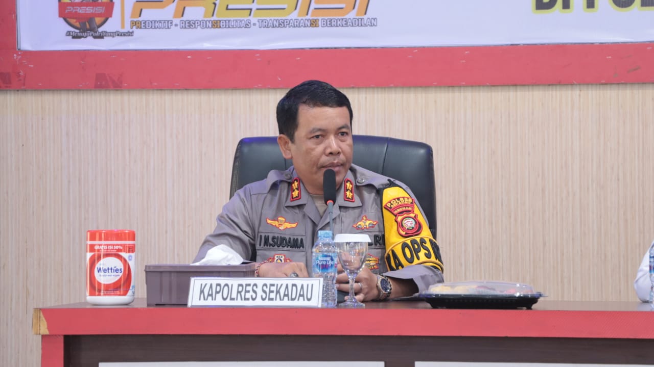 Kapolres Sekadau, AKBP I Nyoman Sudama.