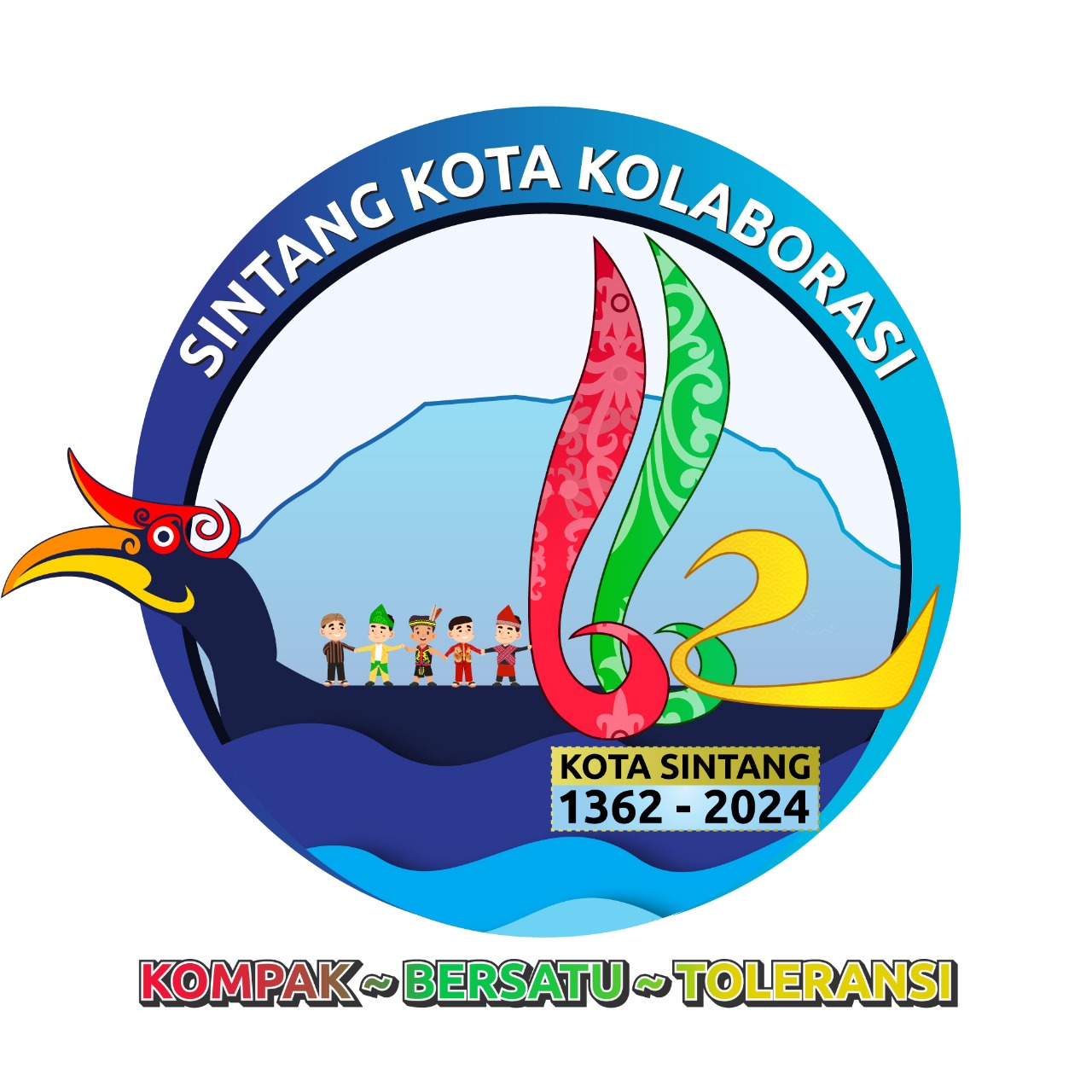 Logo HUT Sintang ke-662