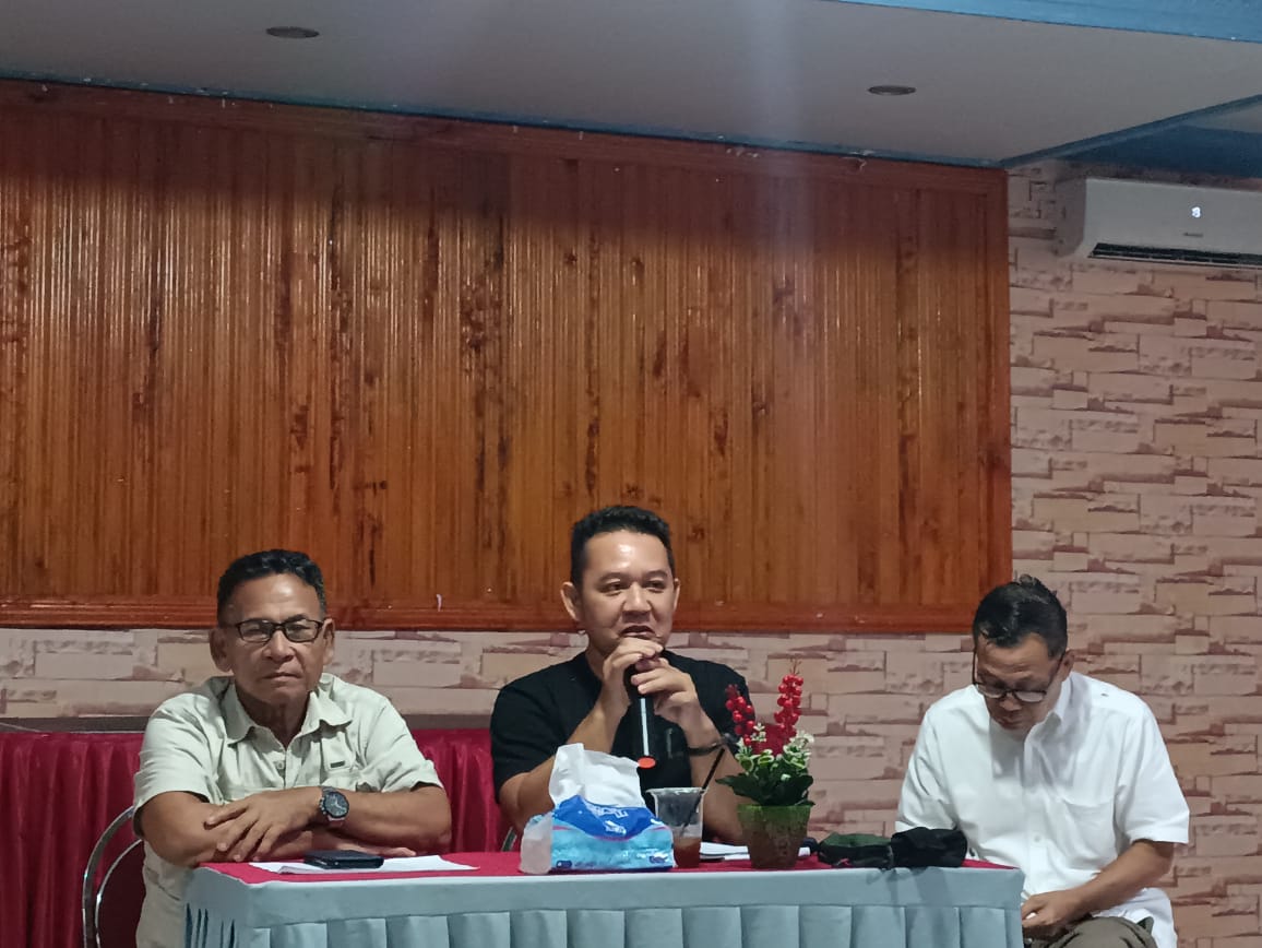 PESPARANI : Lembaga Pembinaan dan Pengembangan Pesparani Katolik (LP3K) Kabupaten Sintang saat menyampaikan informasi terikait diadakannya Pesparani I Tingkat Kabupaten Sintang.