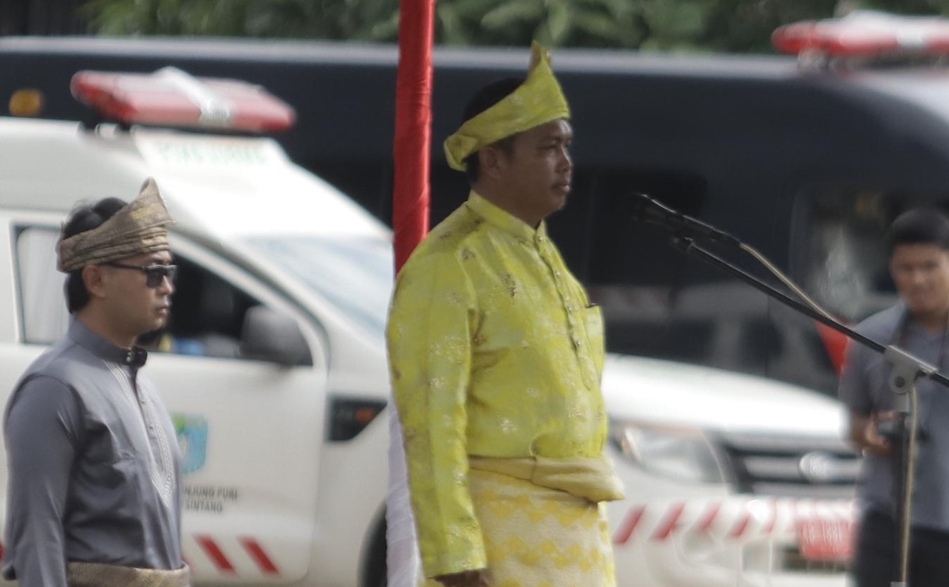 JAGA PERSATUAN : Wakil Bupati Sintang, Melkianus ajak masyarakat jaga persatuan di Pilkada Sintang 2024.