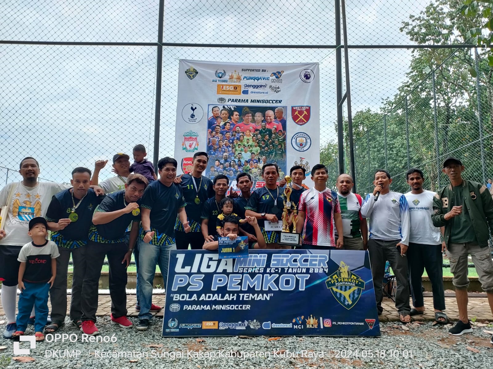 Kumpul DI SINI: Dari hobi yang sama, yaitu bermain bola, bisa menjadikan klub sepak bola PS Pemkot Pontianak sebagai tempat para ASN, PPPK dan honorer berkumpul.