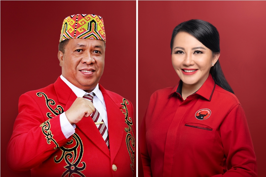 Heri Saman dan Karolin Margret Natasa.