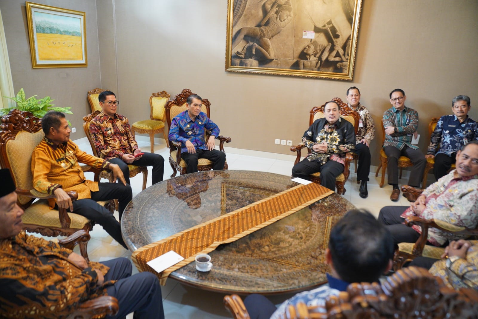 Pj Wali Kota Pontianak Ani Sofian menghadiri Rakornas TPID se-Indonesia di Istana Negara.