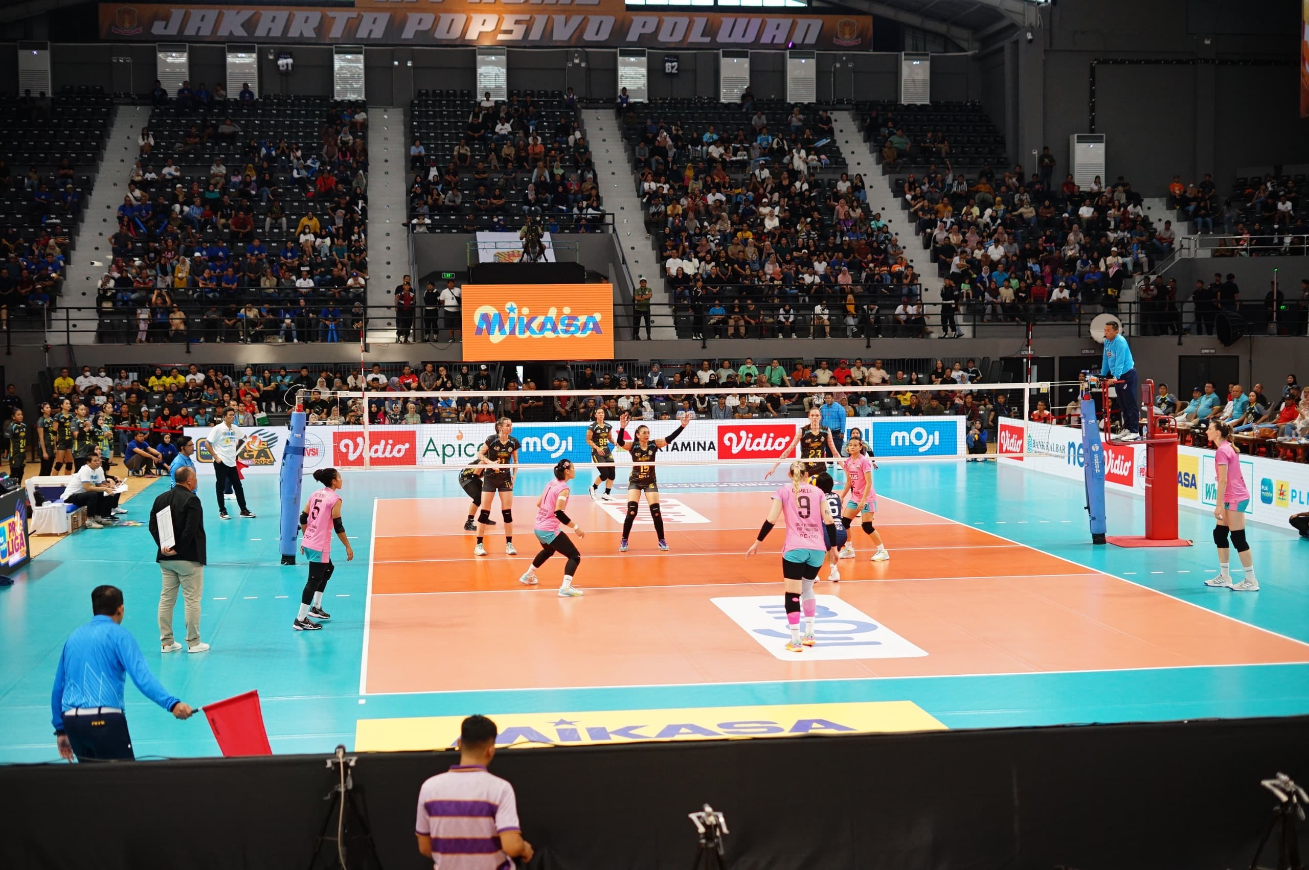Gedung Olahraga Terpadu A. Yani Pontianak untuk pertama kalinya digunakan untuk event olahraga nasional, PLN Mobile Proliga 2024.