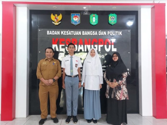 PASKIBRAKA: M Mizan Gauzan Yusuf dan Zahratushyta Dwi Artika pelajar dari MAN Model Singkawang yang terpilih menjadi Calon Paskibraka Nasional pada upacara HUT ke-79 Kemerdekaan RI di IKN.