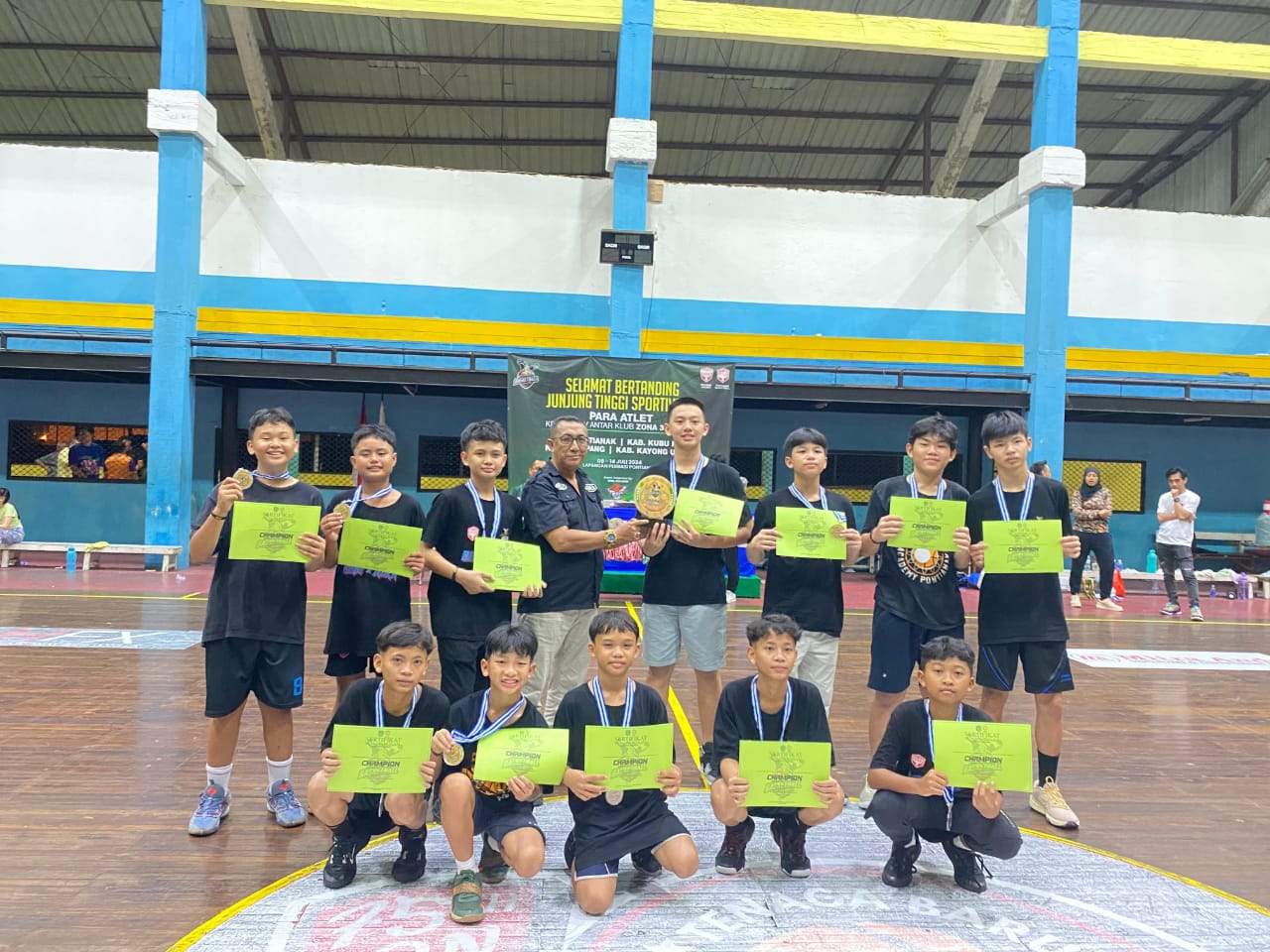 BBM X Aika U 13 wakili Kalbar di kejurnas basket.