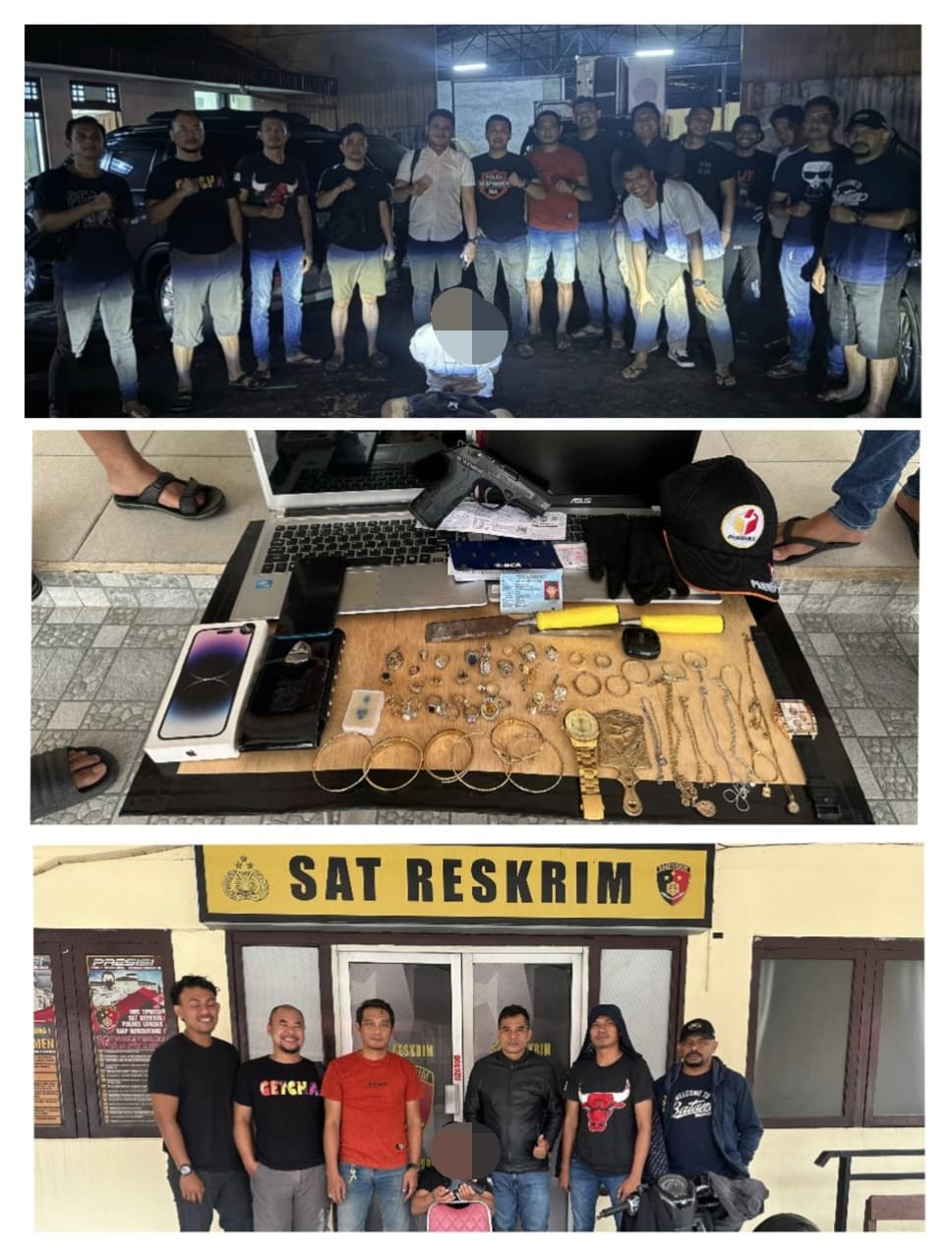 Tim gabungan Polres Landak dan Polda Kalbar berhasil meringkus residivis spesialis pembobol rumah kosong.