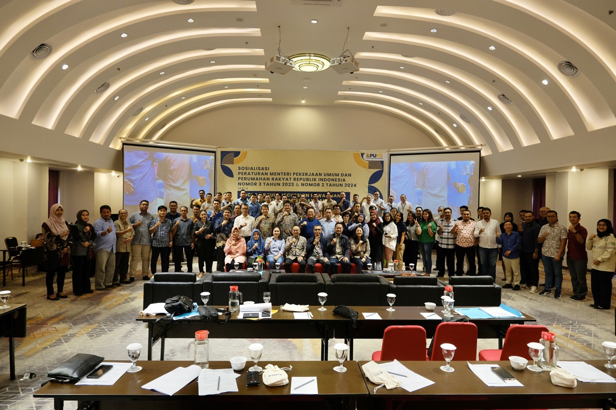 Balai Wilayah Sungai Kalimantan I (BWSK I) Pontianak menggelar sosialisasi Peraturan Menteri (Permen) Pekerjaan Umum dan Perumahan Rakyat (PUPR) Nomor 02 Tahun 2024.