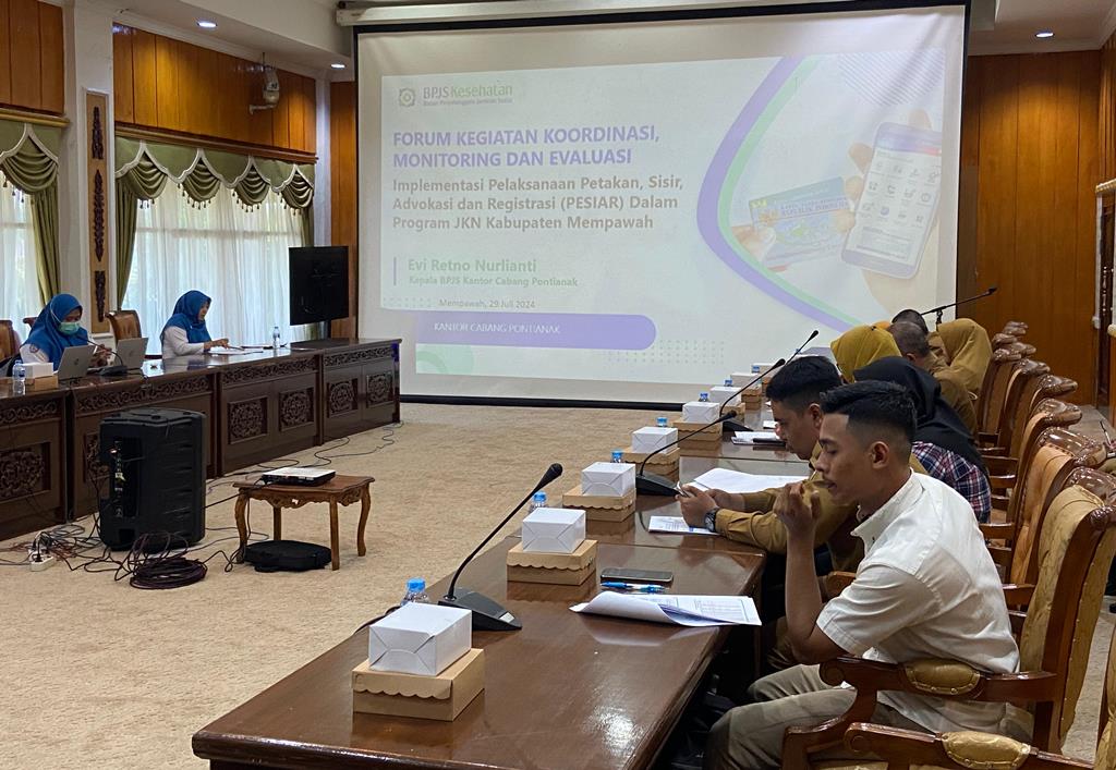 PESIAR : Suasana forum koordinasi PESIAR di Kantor Bupati Mempawah.