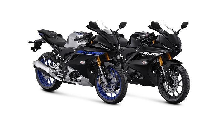 R15M Connected-ABS Icon Performance & R15 Connected Tech Black.