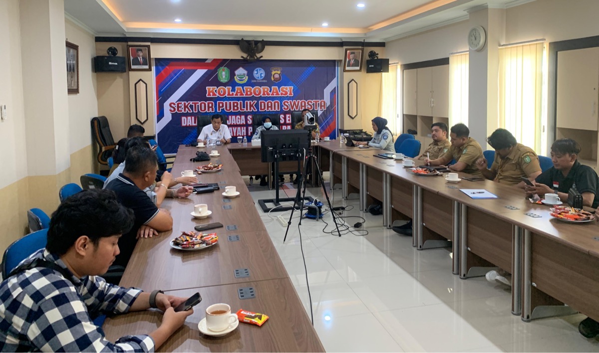 Kegiatan rakor antar stakeholder angkutan penumpang umum, dan barang yang digelar, Senin (5/8).