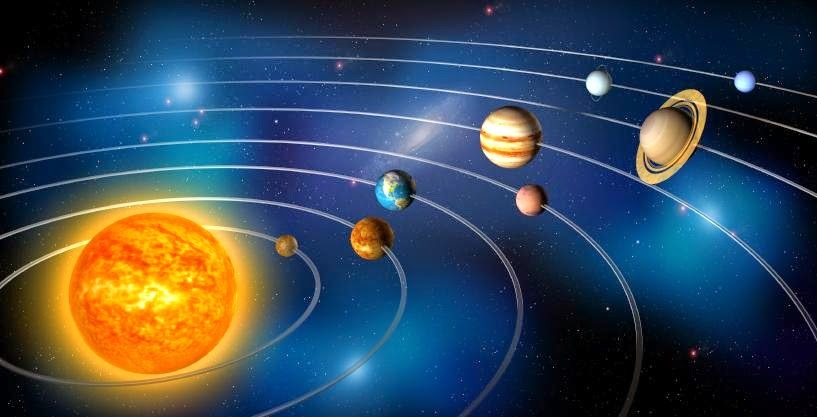 Ilustrasi planet.
