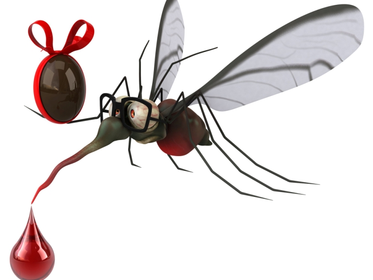 ilustrasi nyamuk. (Freepik)