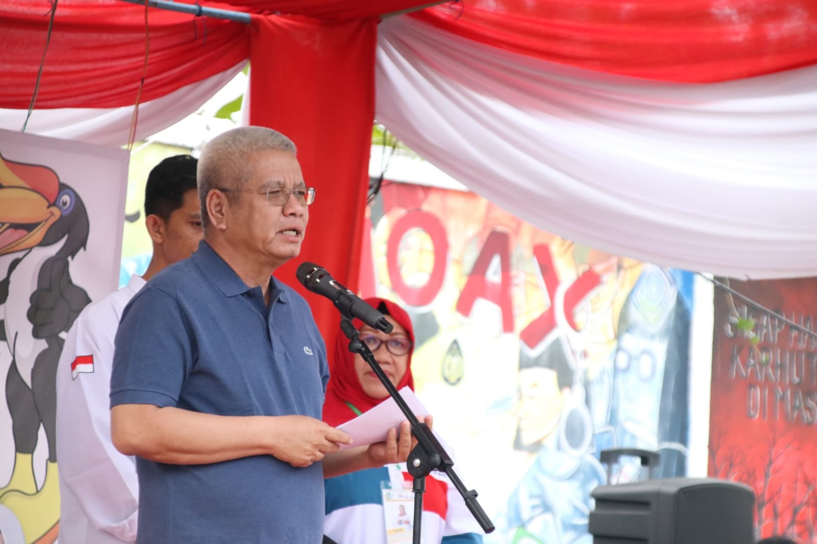 KETUA KORMI KALBAR: Ketua Komite Olahraga Masyarakat Indonesia (KORMI) Kalimantan Barat&nbsp; yang juga Pj Gubernur Kalbar, dr. Harisson, M. Kes.