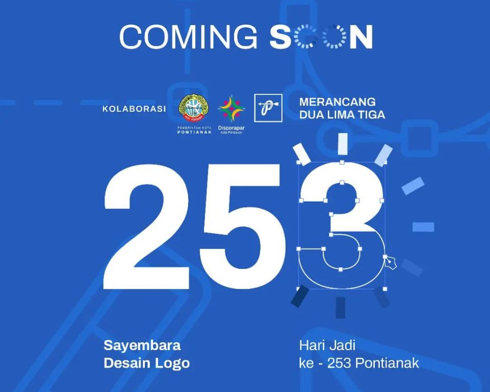 Sayembara logo HUT ke-253 Kota Pontianak. (instagram @pontinesia)