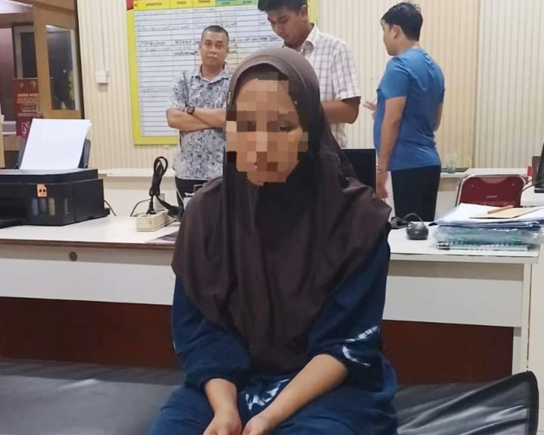 Tersangka pembunuhan bocah 6 tahun, IF, ibu tiri korban.