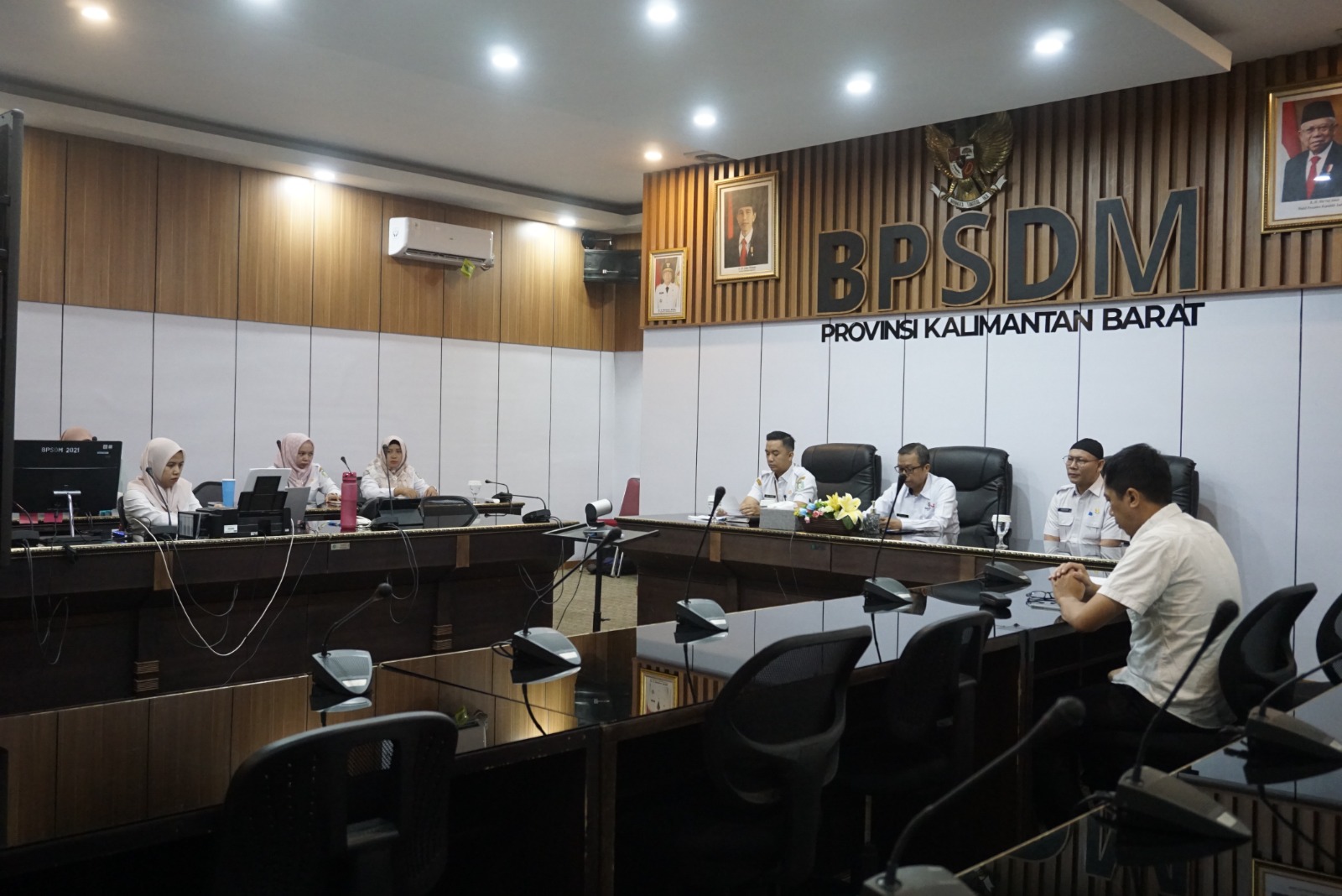 BPSDM Provinsi Kalimantan Barat (Kalbar) saat menggelar Virtual Sharing seri ke-10.