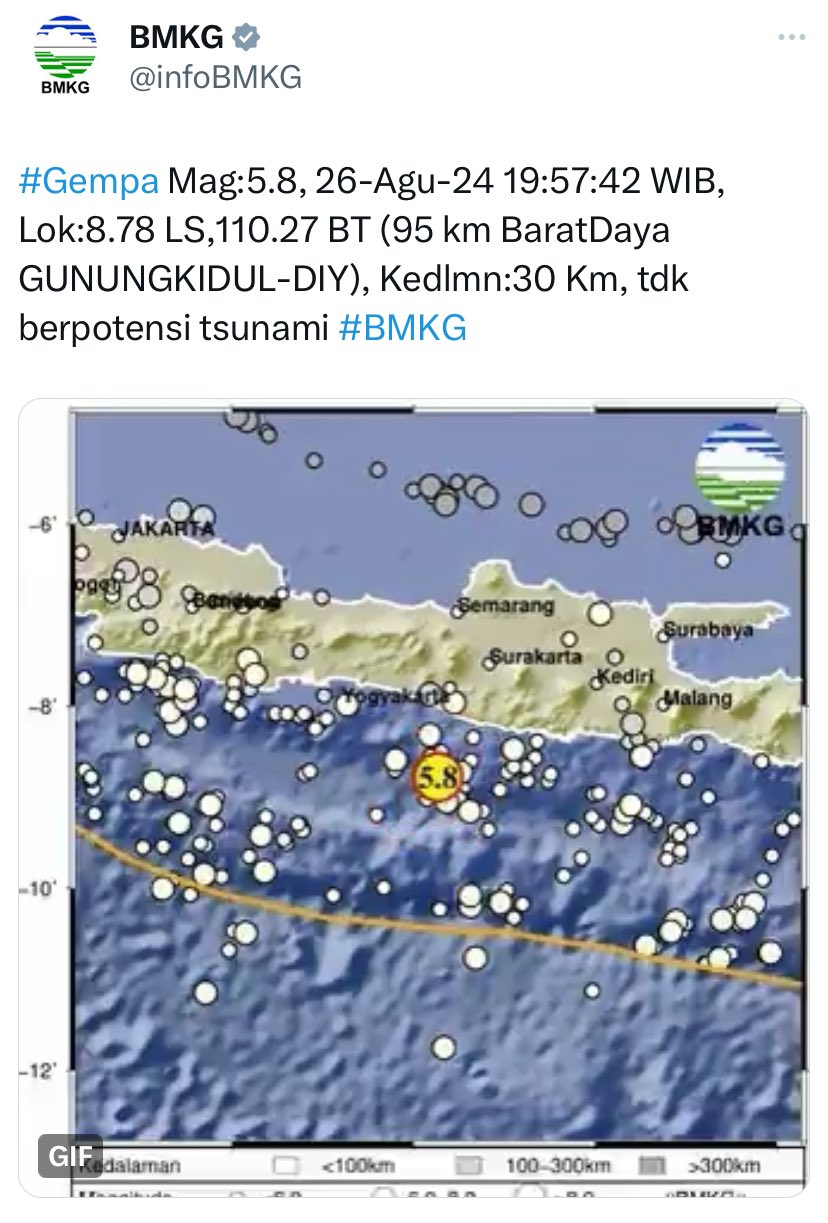 Keterangan di laman BMKG.