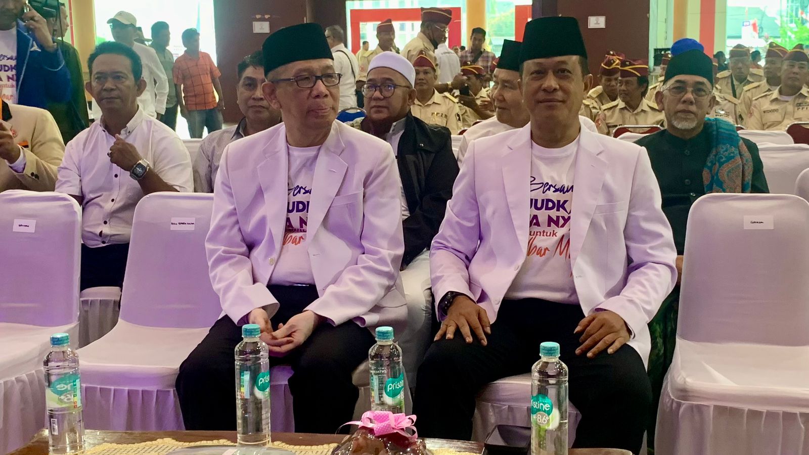 CAGUB : Pasangan bakal calon Gubernur dan Wakil Gubernur Kalbar Sutarmidji-Didi Haryono saat tiba PCC, Rabu (28/8).