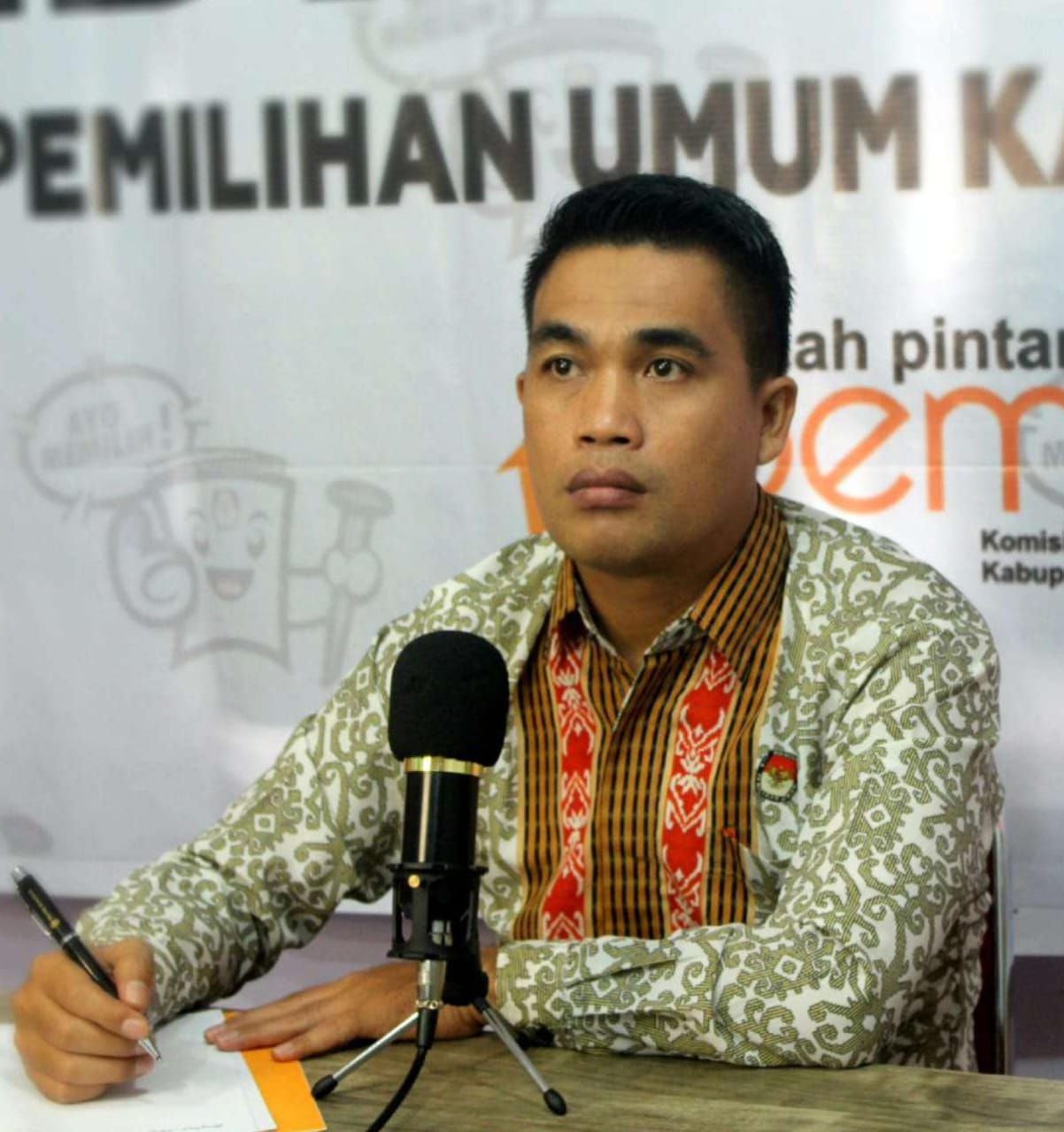 Iis Supianto, Ketua KPU Kabupaten Sanggau.
