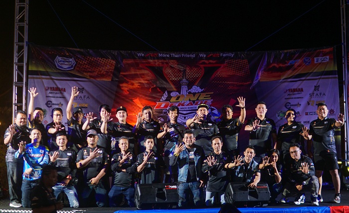 Kemeriahan Momen Istimewa Jambore Nasional ke-5 dan Satu Dekade Yamaha R25 Owners Indonesia (YROI) di Yogyakarta.
