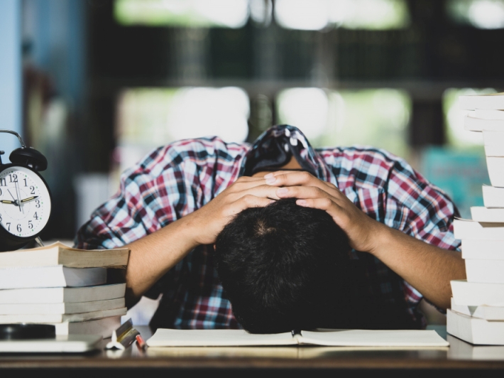 Ilustrasi stress berlebihan dapat berdampak bagi kesehatan.(FREEPIK)